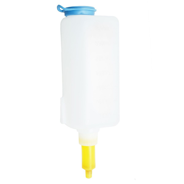 Дозатор для жидкого мыла HOR-805W, 350мл, пластик белый