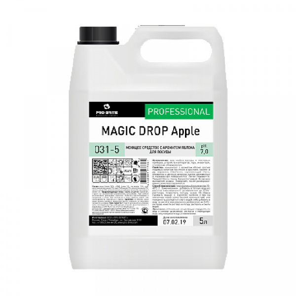 Magic Drop. Apple cредство с ароматом яблока для мойки посуды