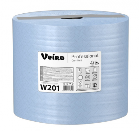 Протирочный материал 2сл 350 м Veiro Professional Comfort  синий (W201) (2 шт.)