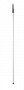 Рукоятка  телескопическая фиберглассовая, 2195 - 5810 мм, 37 мм, Vikan Викан Дания 2979 серая