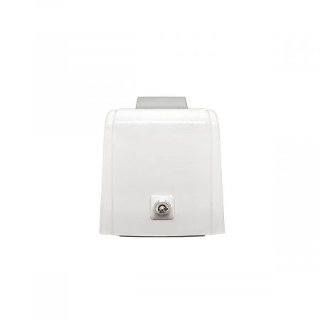 Дозатор для пены X12 нажимной 1,2 л БИЗНЕС, корпус белый, стекла прозрачные, кнопка серая
