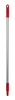 Ручка эргономичная алюминиевая, 25 мм, 1050 мм, Vikan Викан Дания 29334 красная