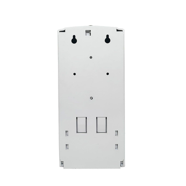 Дозатор для пены X12 нажимной 1,2 л БИЗНЕС, корпус белый, стекла и кнопка прозрачные