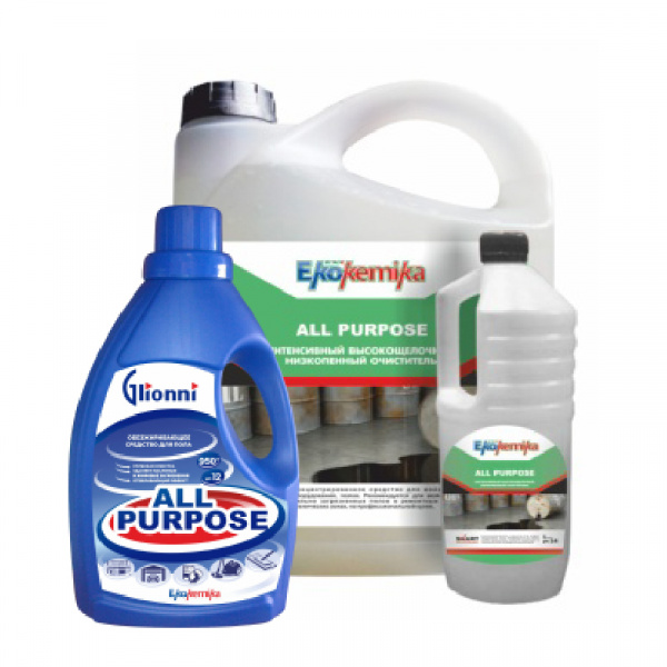 Ekokemika All Purpose низкопенное щелочное средство для генеральной уборки помещений, 0.95 л