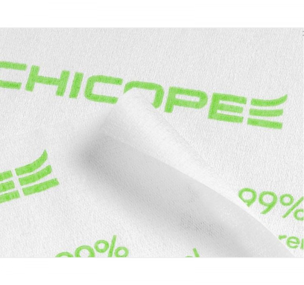 Салфетка микрофибра 34x40 см 40 шт/упак MICROFIBRE LIGHT WIPE Chicopee зеленая с принтом (74736)