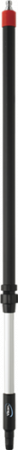 Телескопическая алюминиевая ручка с подачей воды и с бытроразъемным соединением, 1060 - 1600 мм, 32 мм, Vikan Дания 297152Q черная