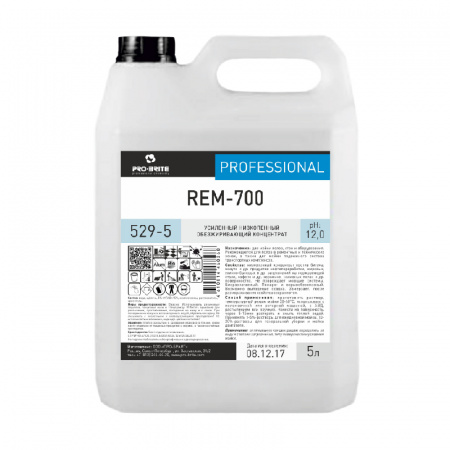 Rem-700 усиленный низкопенный обезжиривающий концентрат для ремзон и СТО