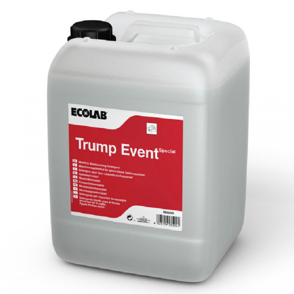 Ecolab Trump Event Special жидкое моющее средство для посудомоечных машин для мягкой воды и воды средней жесткости
