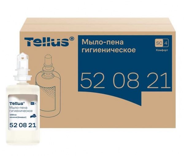 Tellus мыло-пена гигиеническое, категория качества Комфорт, 1 л