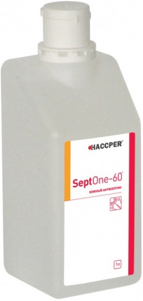 Haccper Антисептик HACCPER SeptOne-60 кожный 60% спирта, 1л