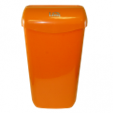 Lime Корзина для мусора 11 л подвесная с держателем мешка оранжевая (974113)