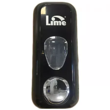 Lime диспенсер для жидкого мыла заливной чёрный 0.6 л (971002) 